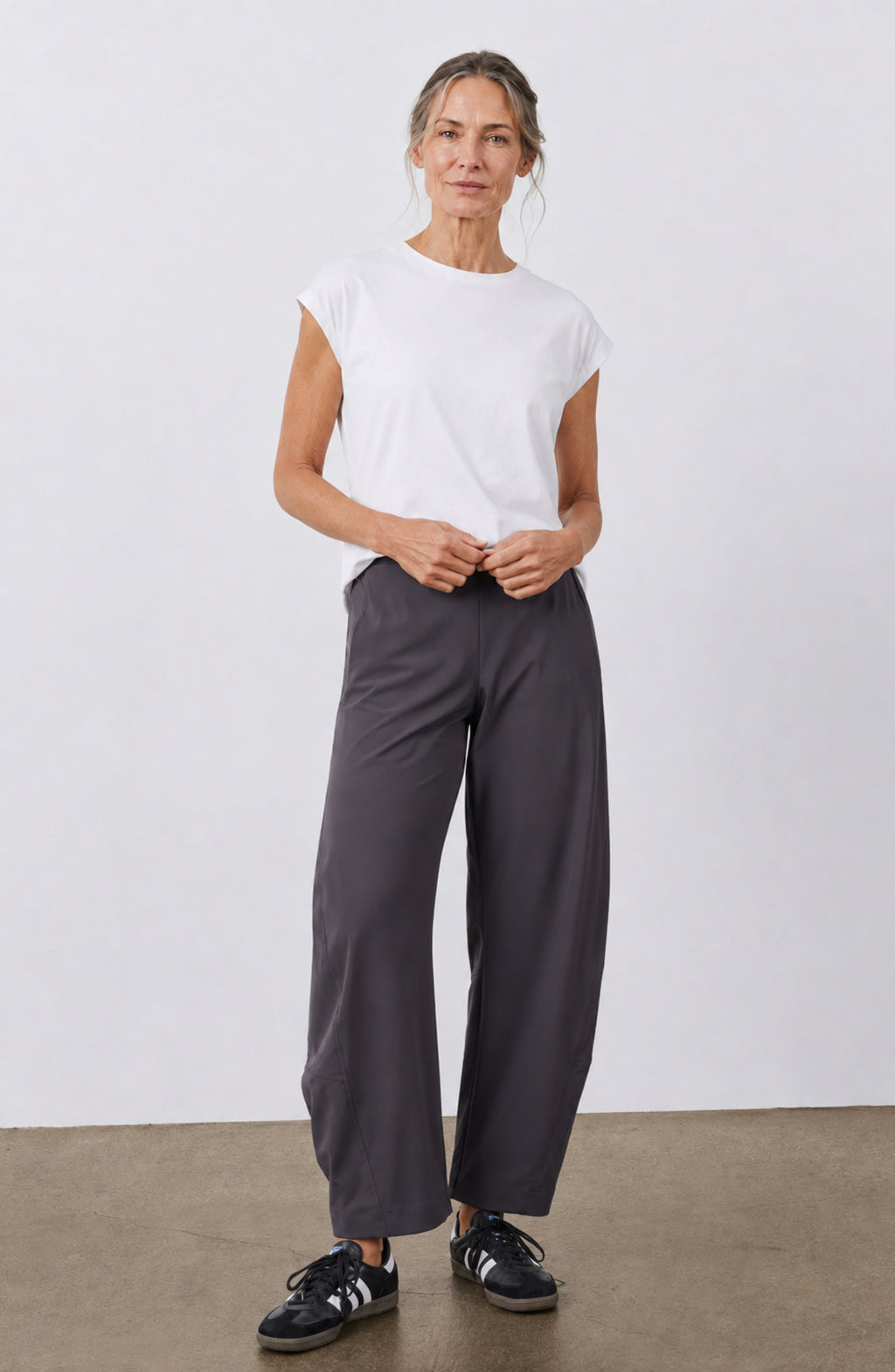 Pantalón Bruna — Barrel fit de cintura alta