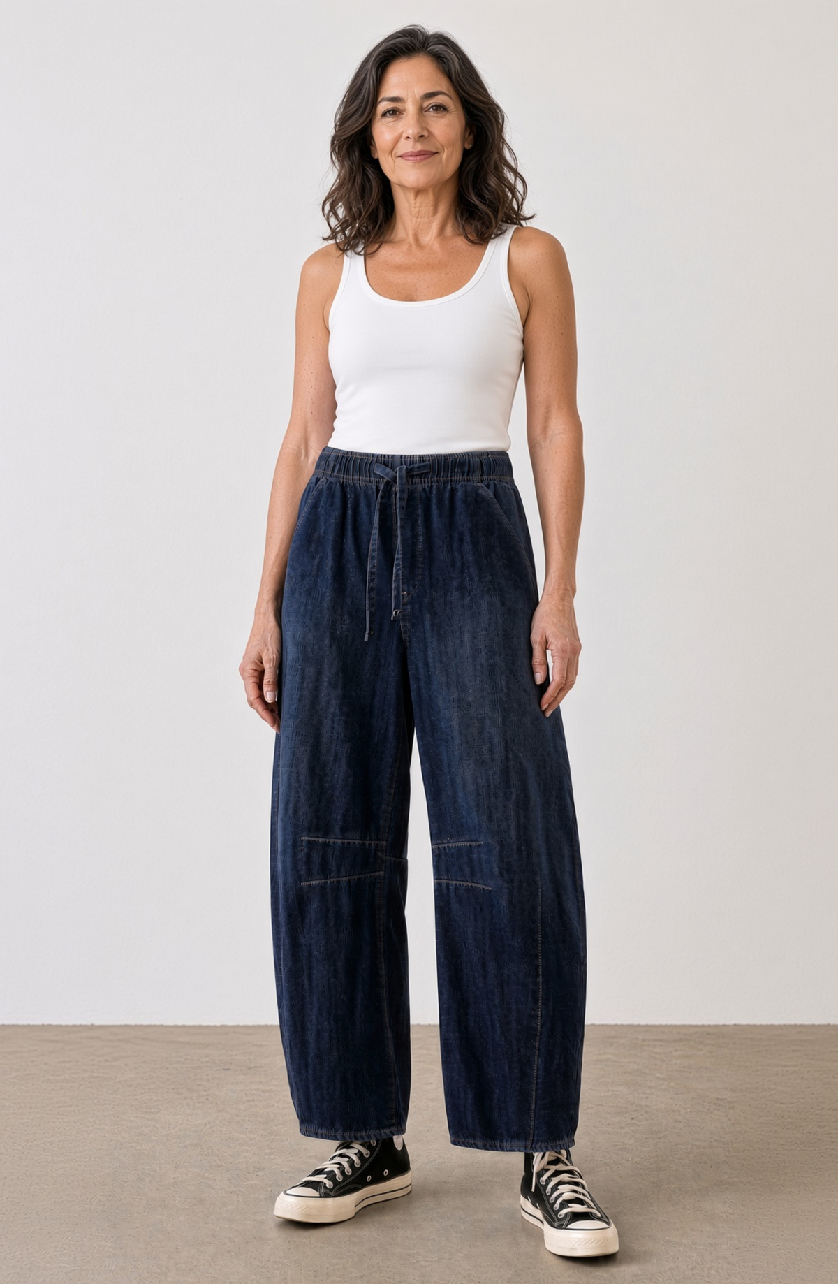 Pantalón Sofia Denim — Barrel fit de cintura alta