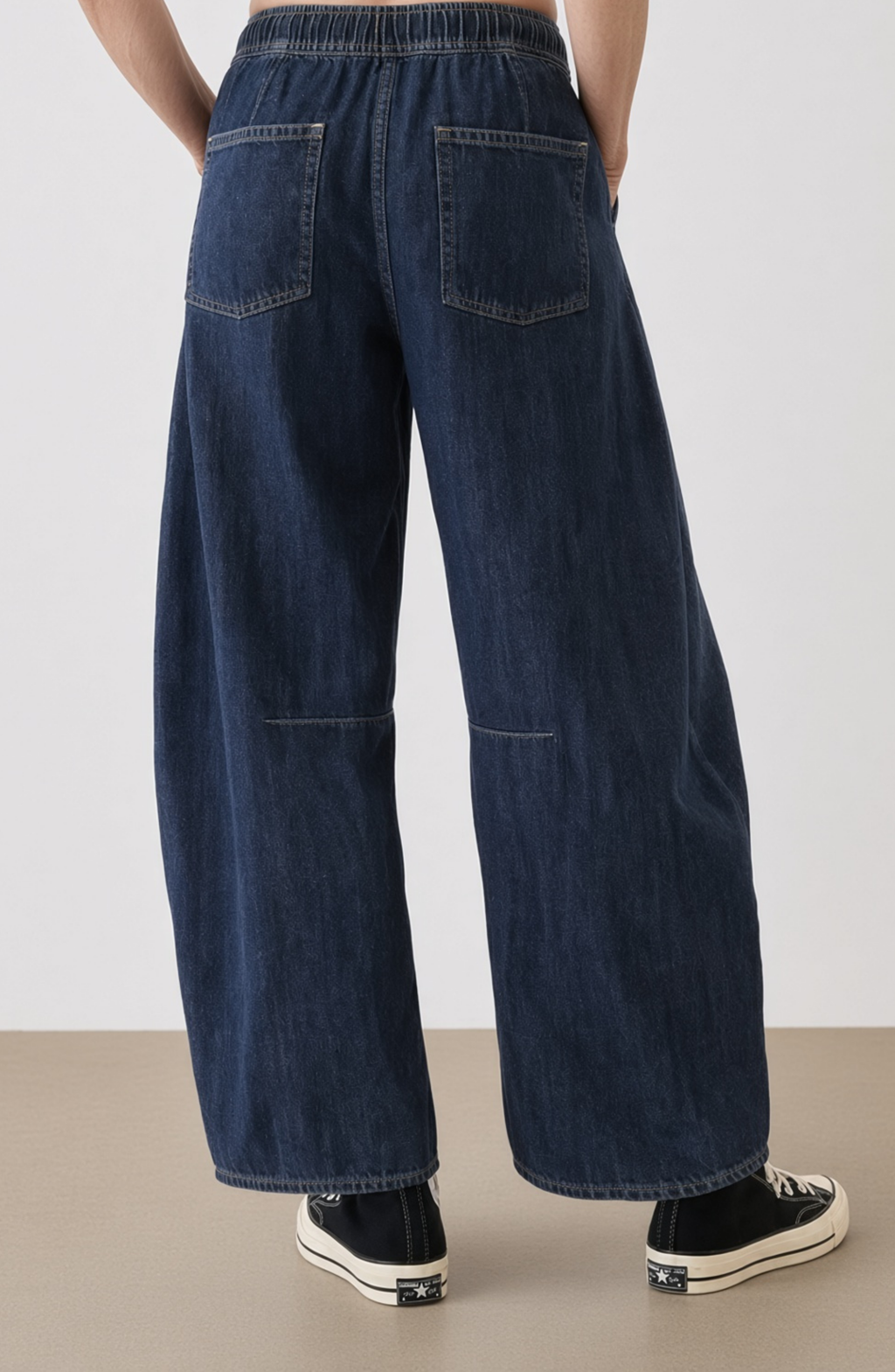 Pantalón Sofia Denim — Barrel fit de cintura alta