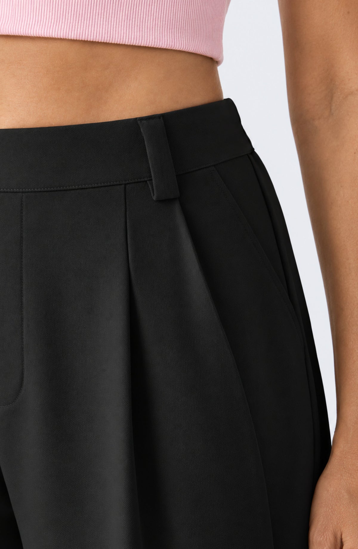 Amelia™ – Pantalón Barrel de Cintura Alta